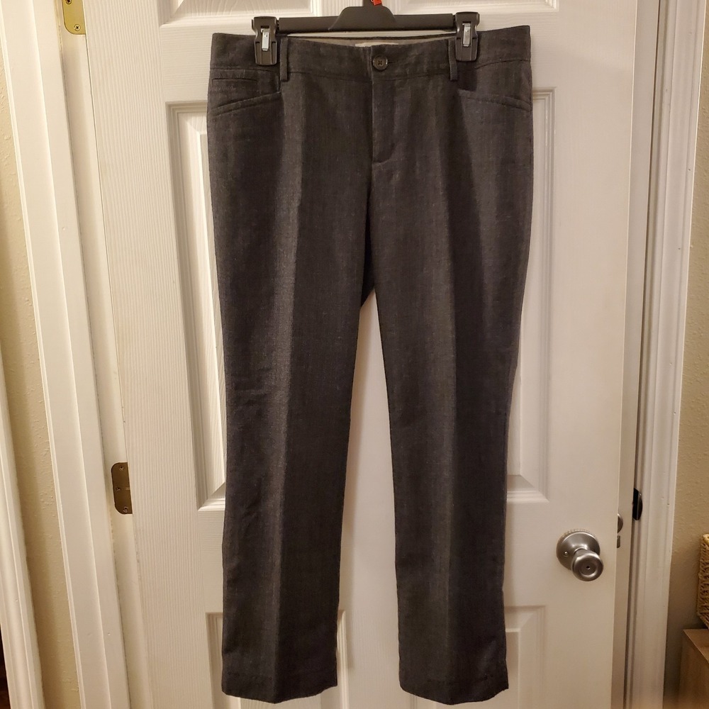 Banana‎ Republic slacks sz 8 short The Logan Fit Stretch Wool Office Work Career